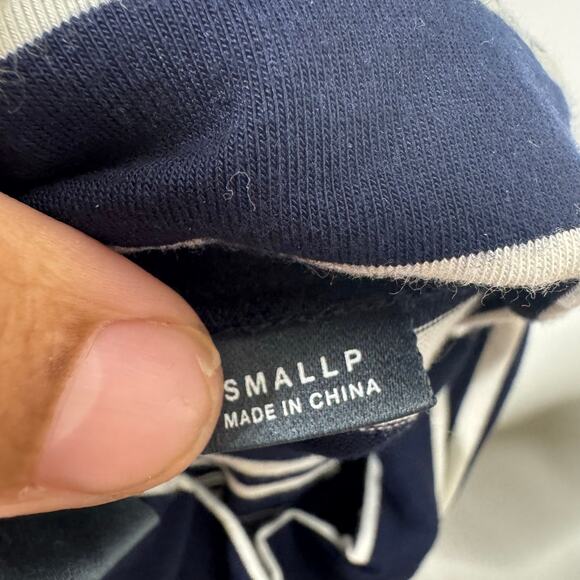 Maeve Anthropologie Striped Turtleneck Swing Dress‎ Women’s SP Blue Long Sleeve - Picture 9 of 10